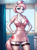 Size: 1792x2400 | Tagged: safe, ai generated, alternate version, automatically imported, derpibooru import, generator:pony diffusion v6 xl, generator:stable diffusion, prompter:infernum, nurse redheart, earth pony, anthro, comic:secret medical services, g4, big breasts, breasts, busty nurse redheart, clothes, day, female, fishnet clothing, fishnet stockings, garter belt, hand on hip, hat, helloooooo nurse, hospital, indoors, looking at you, nurse hat, nurse outfit, smiling, smiling at you, solo, stockings, textless, textless version, thigh highs, window