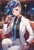 Size: 1280x1856 | Tagged: safe, ai generated, generator:civitai, prompter:jesterofdestiny, dj pon-3, vinyl scratch, human, g4, clothes, couch, dress shirt, earring, female, glasses on head, humanized, looking at you, necktie, pants, shirt, smiling, smiling at you, solo, suit, sunglasses, table, wine glass